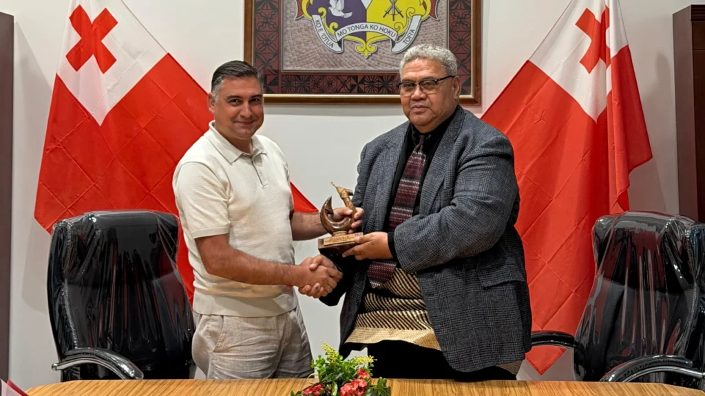 Tonga Fiscalization Contract Signing